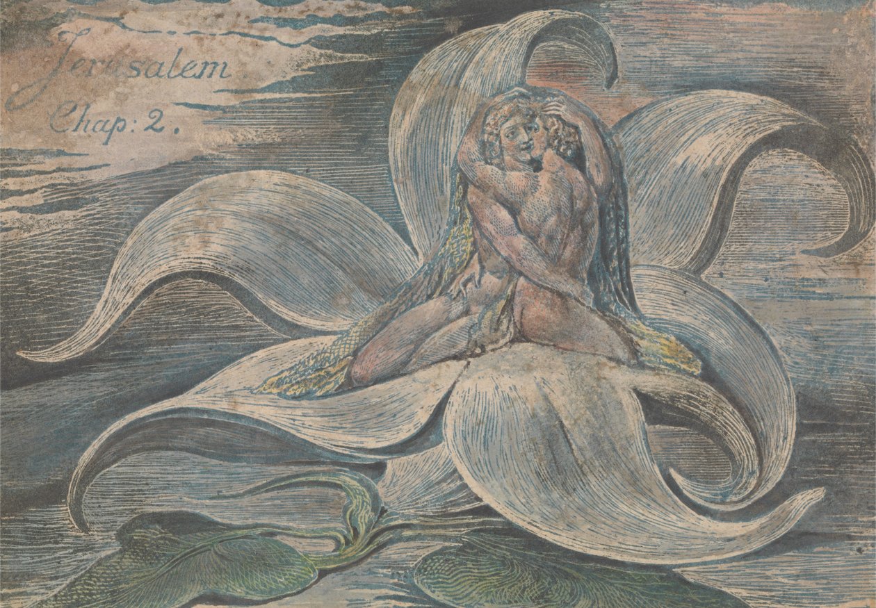 Jerusalem, plansch 28, provtryck av William Blake