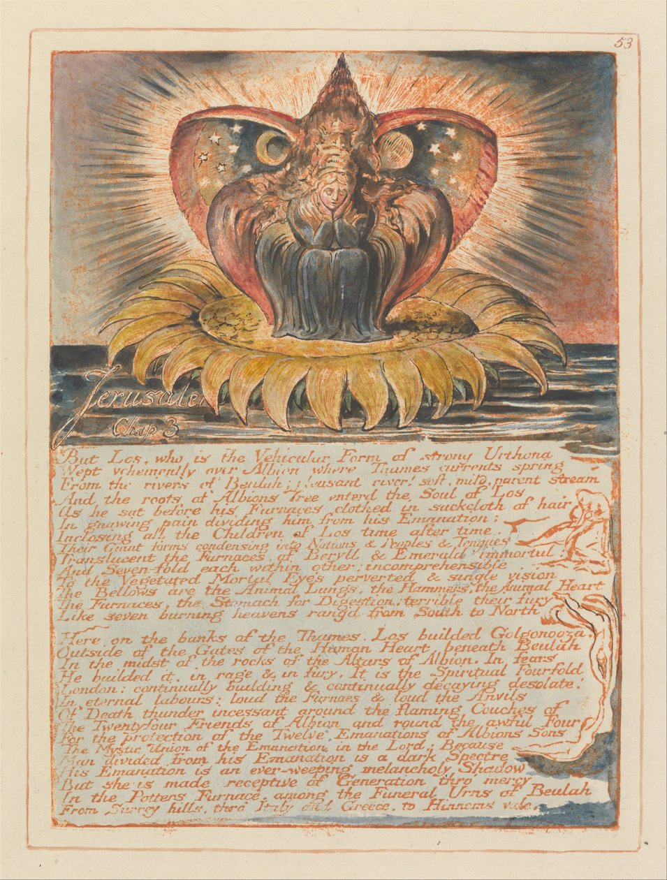 Jerusalem, tavla 53, Jerusalem, kapitel. 3 av William Blake
