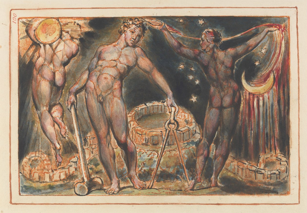 Jerusalem, slutbild (plåt 100) av William Blake