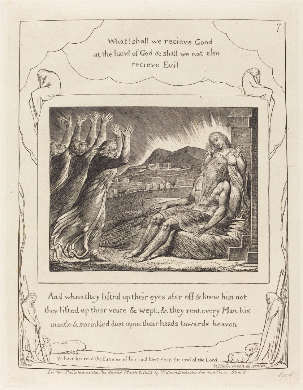Jobs tröstare av William Blake