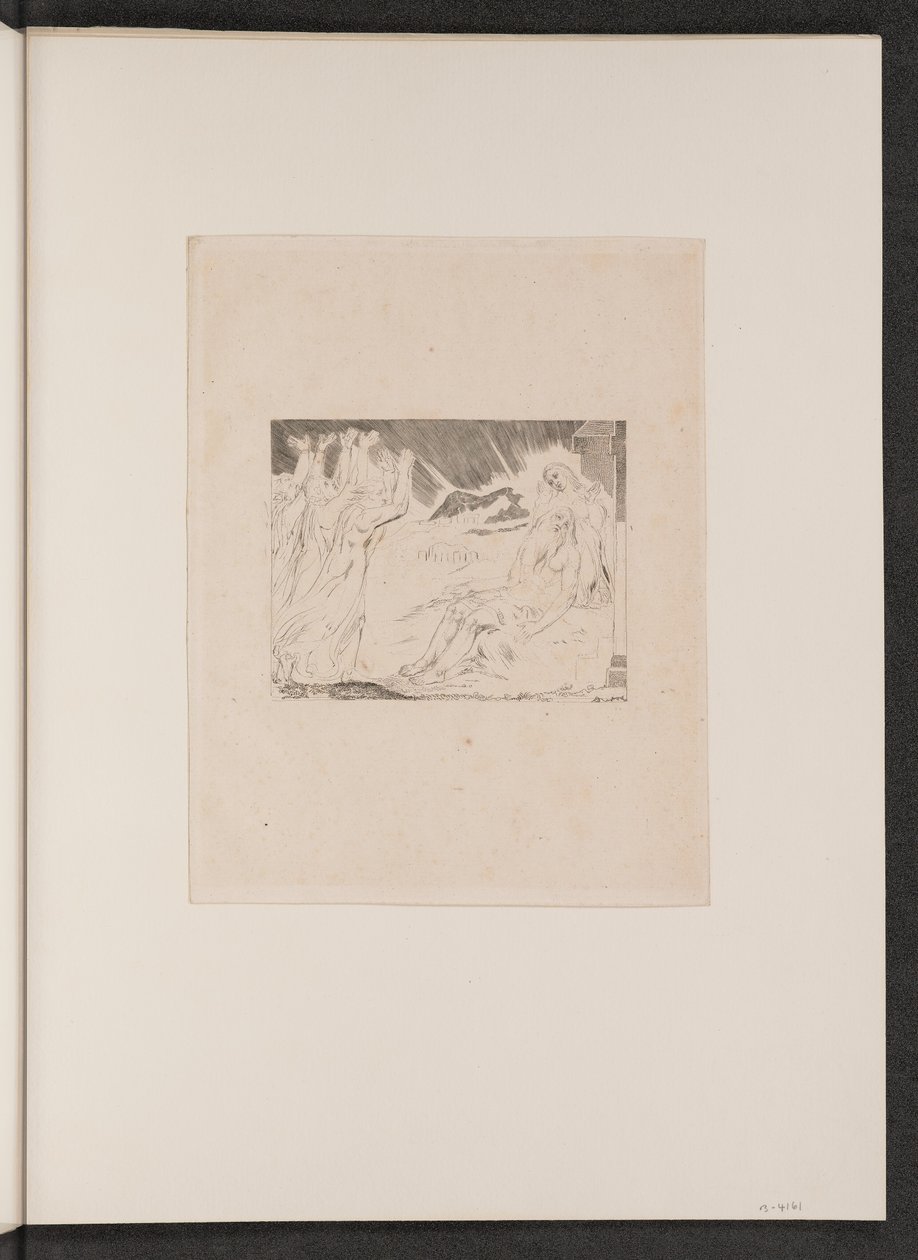 Jobs tröstare, 1825. av William Blake
