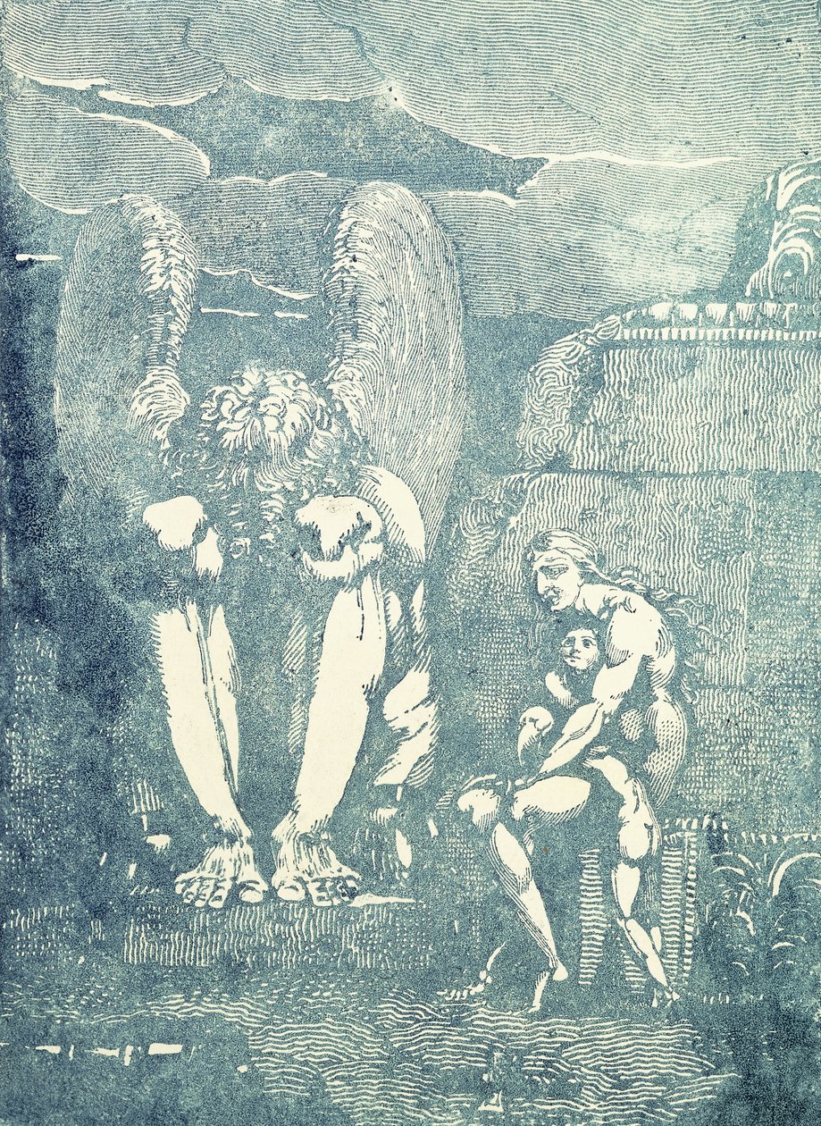 On Albions änglar, mitten av 1790-talet av William Blake