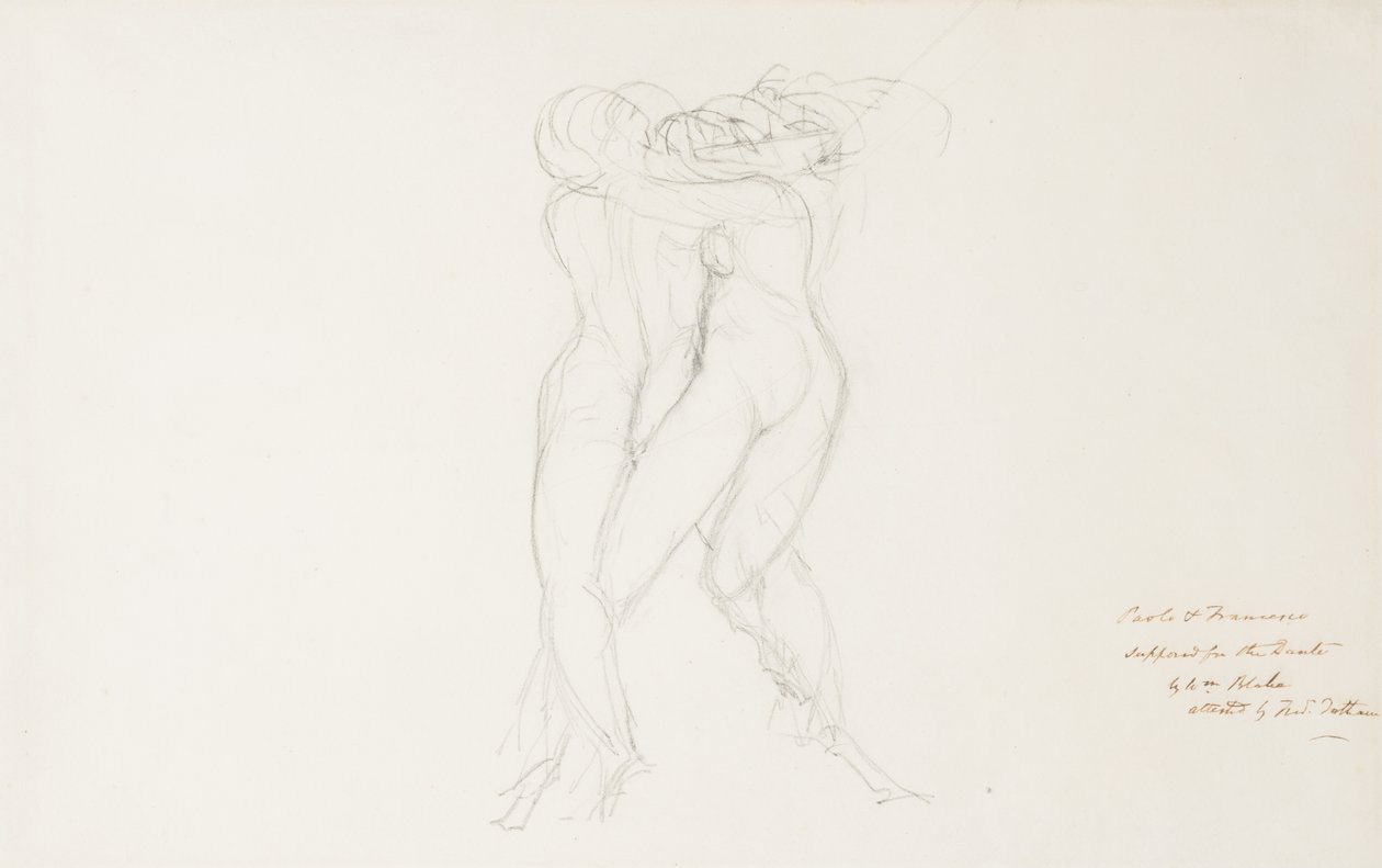 Paolo och Francesca av William Blake