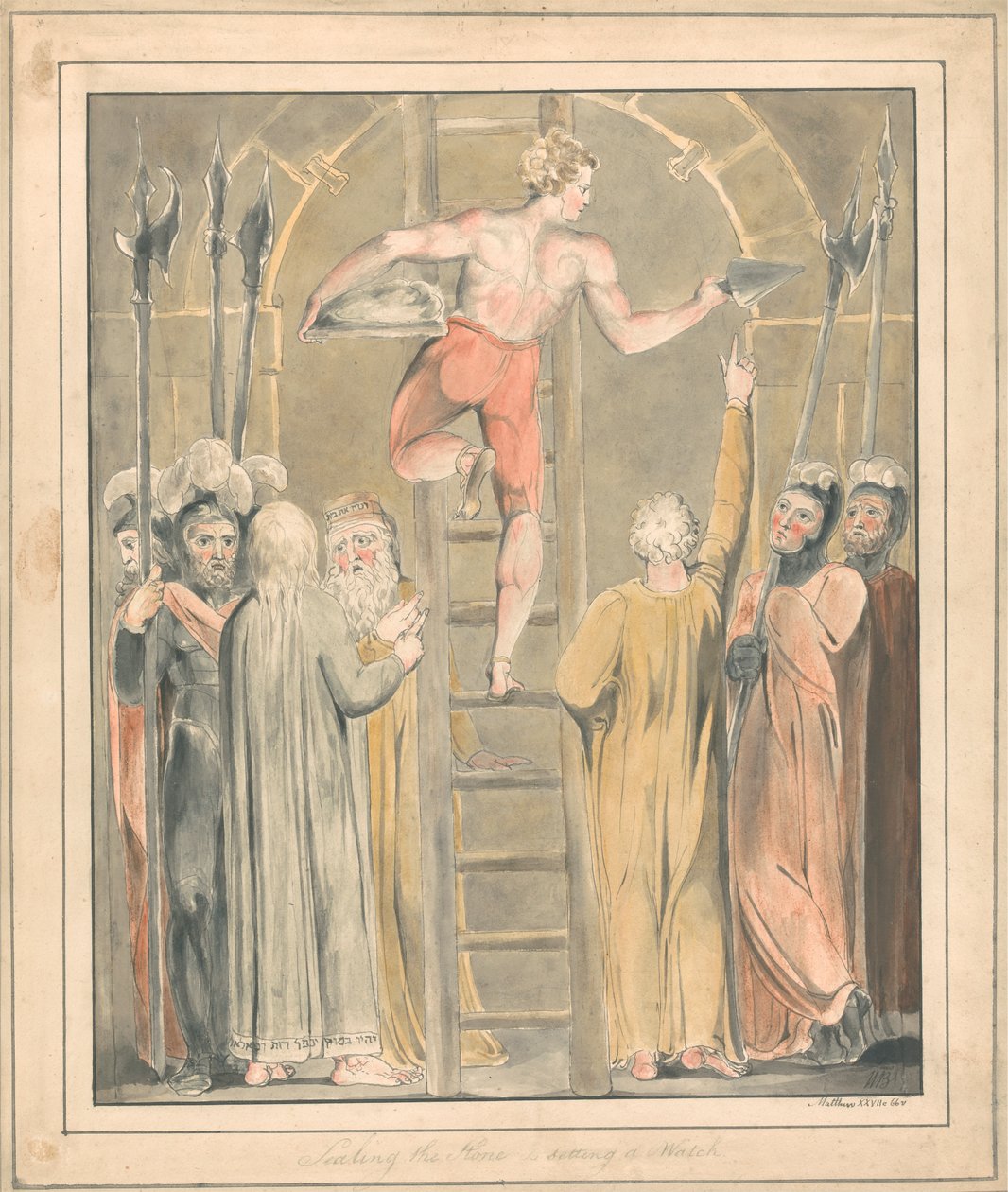 Försegla stenen och sätta en klocka av William Blake