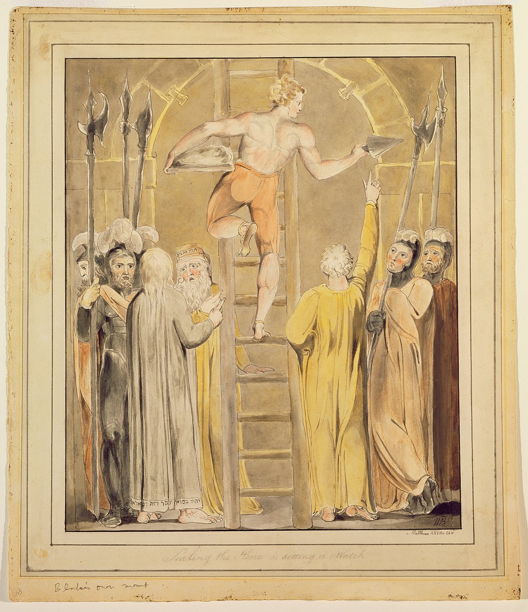 Försegla stenen och sätta en klocka av William Blake
