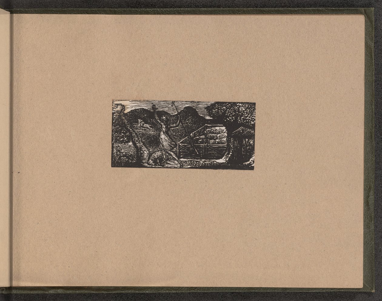 Shepherd jagar bort vargen av William Blake