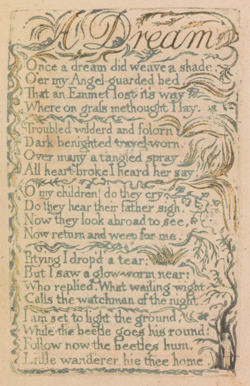 Songs of Innocence and of Experience, tavla 14, "Laughing Song" (Bentley 15) av William Blake