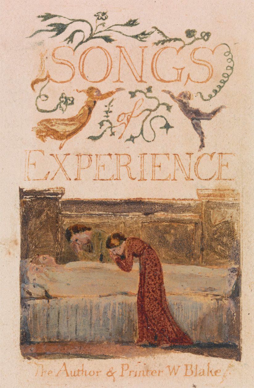 Songs of Innocence and of Experience, Plate 33, Experience Titelsida (Bentley 29) av William Blake