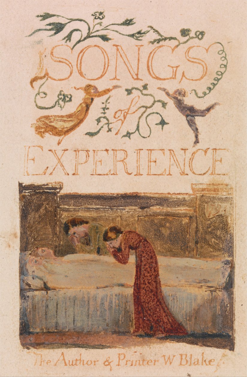 Songs of Innocence and of Experience, Plate 33, Experience Titelsida (Bentley 29) av William Blake