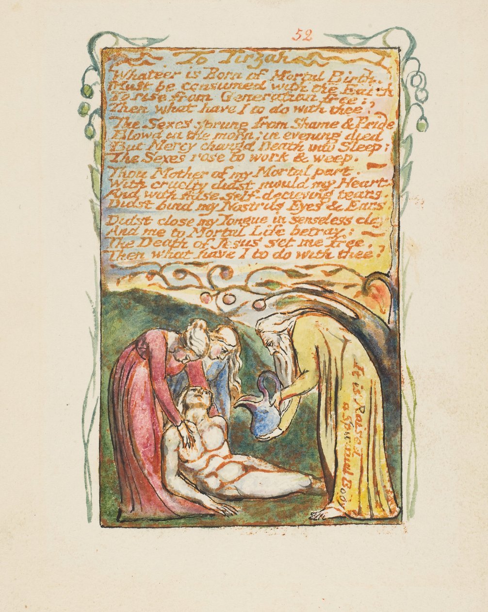Sånger om oskuld och erfarenhet: Till Tirzah, ca. 1825. av William Blake