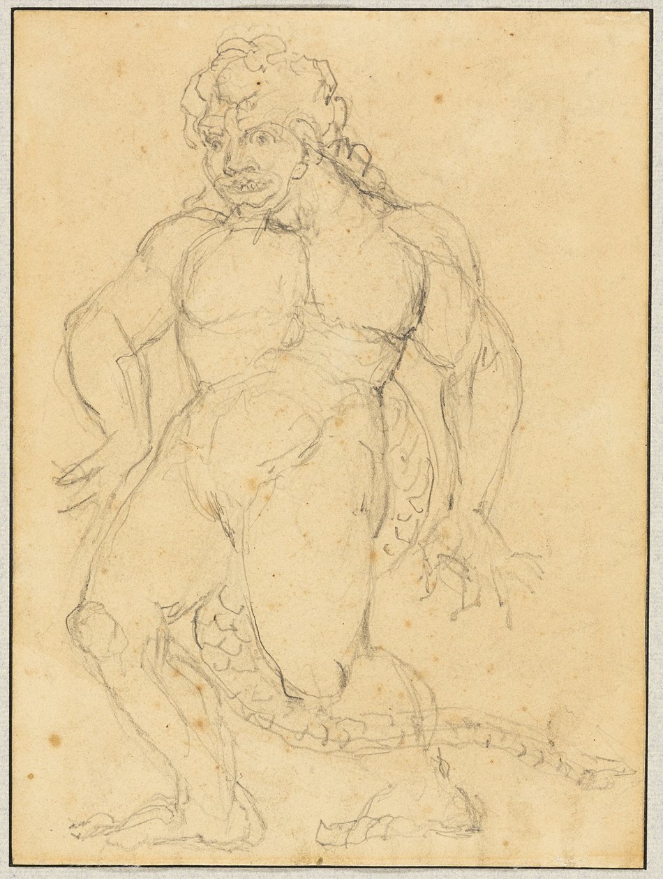 Studie av Agnello Brunelleschis figur av William Blake