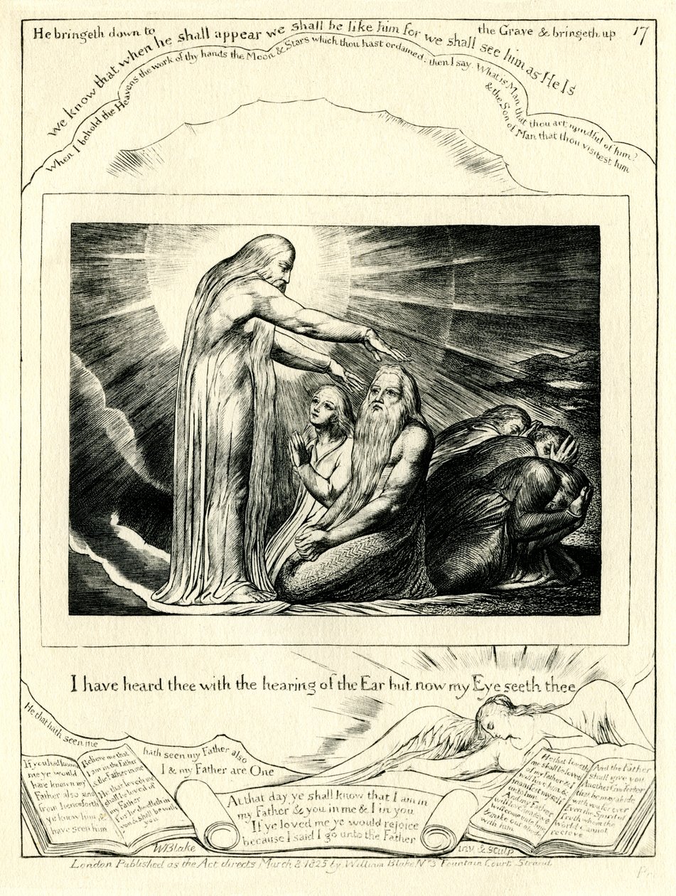 Jobs bok 42:5 av William Blake