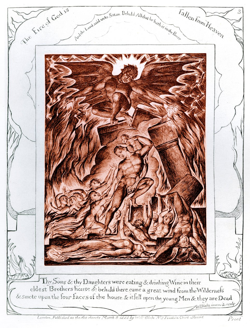 The Book of Job illustrationer av William Blake av William Blake