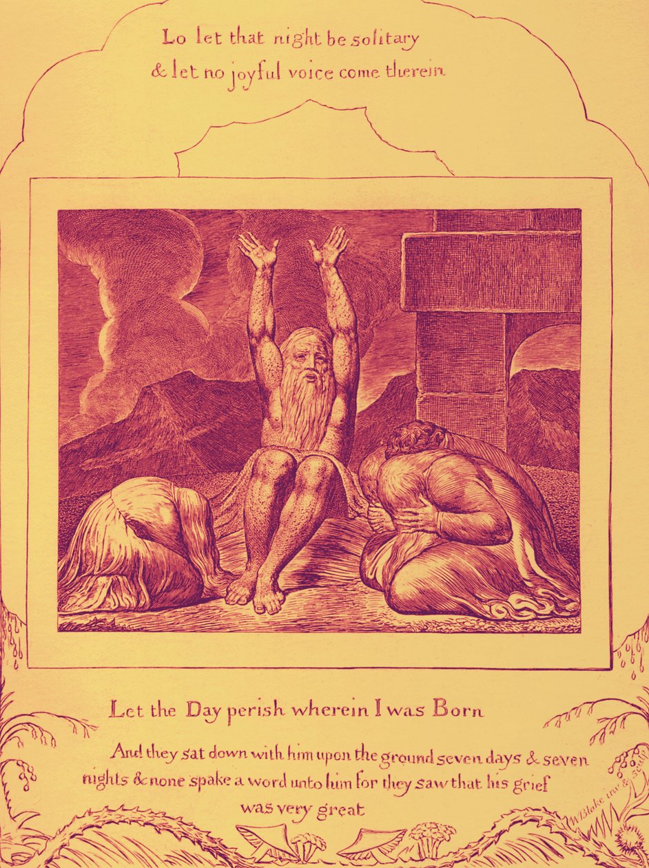 The Book of Job illustrationer av William Blake av William Blake