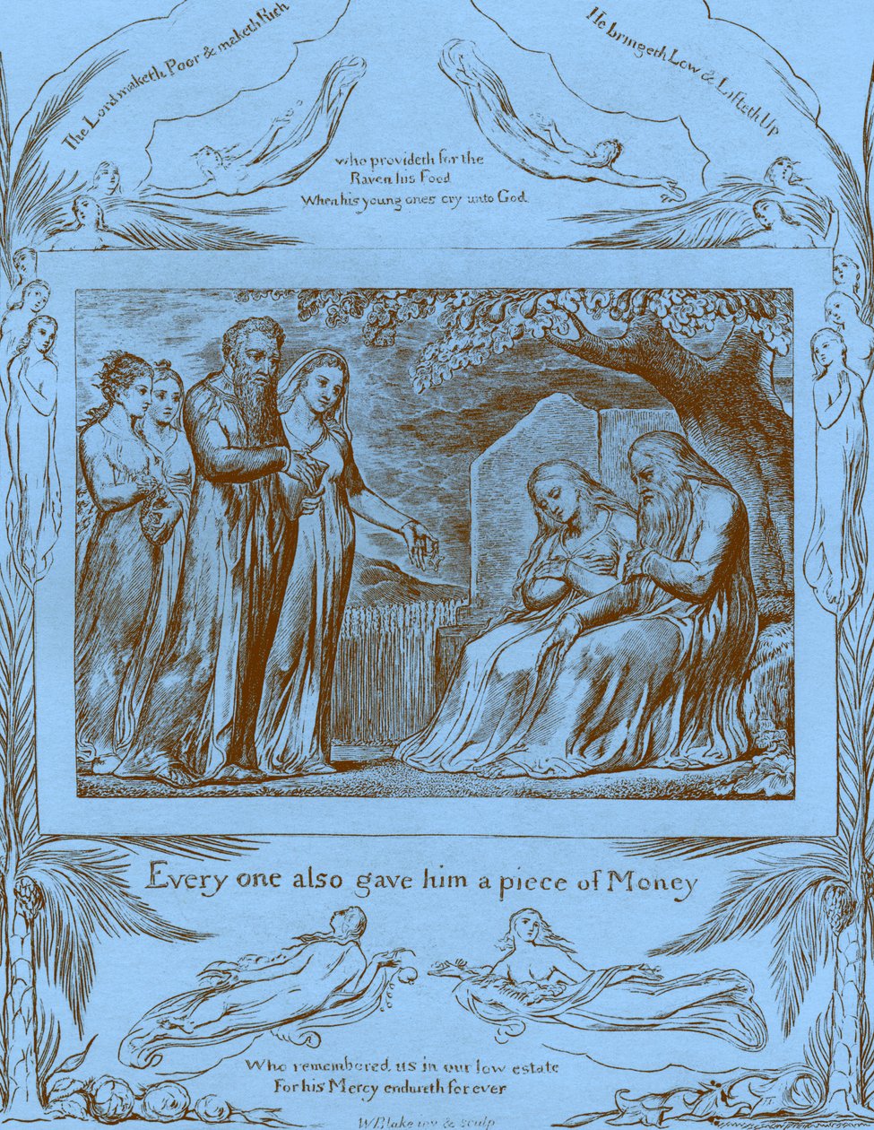 The Book of Job illustrationer av William Blake av William Blake