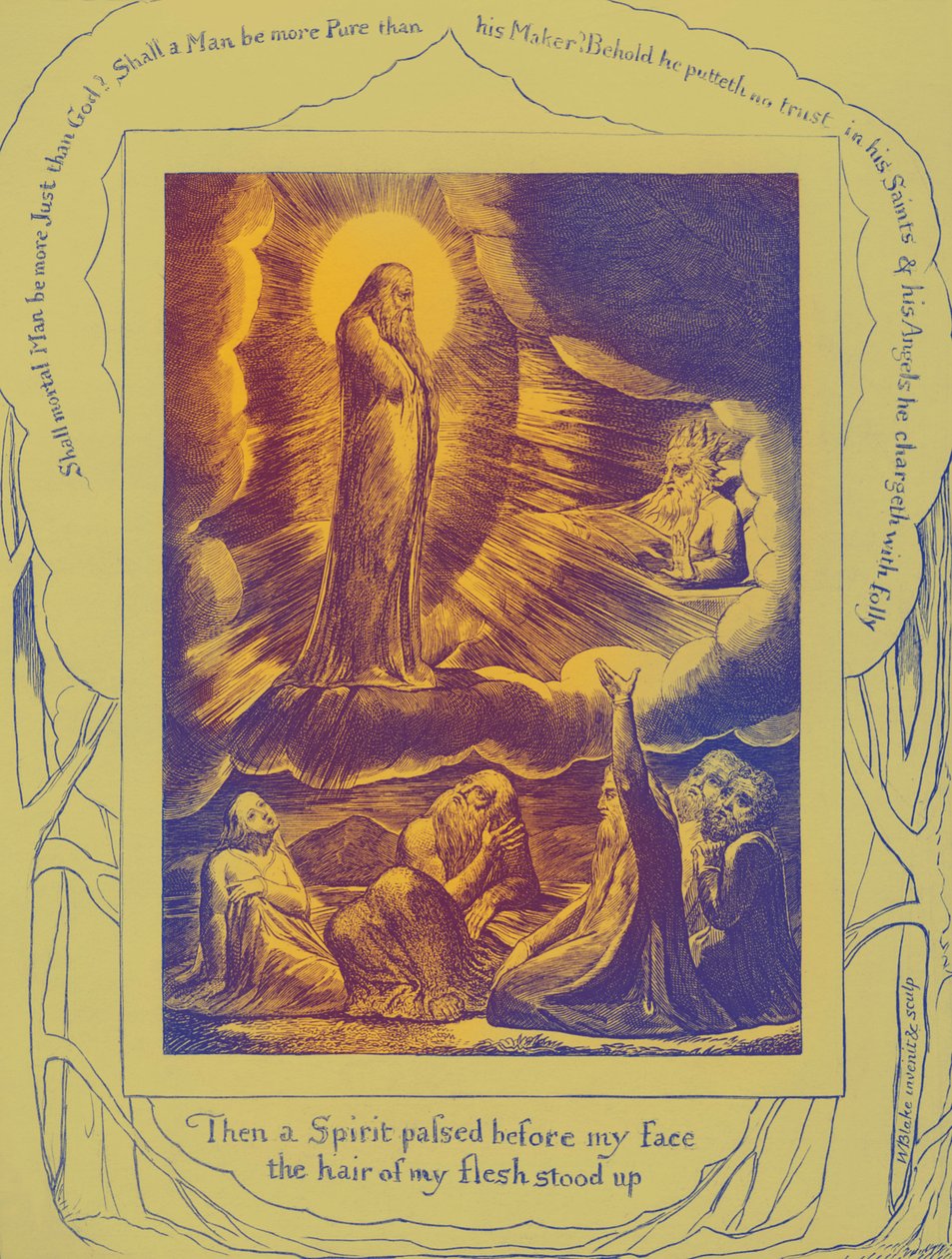 The Book of Job illustrationer av William Blake av William Blake