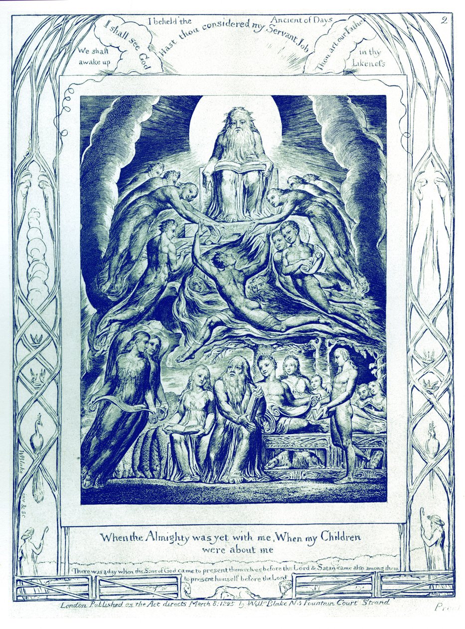 The Book of Job illustrationer av William Blake av William Blake