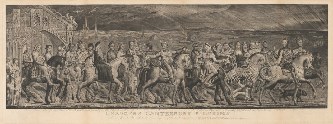 Canterbury-pilgrimerna av William Blake
