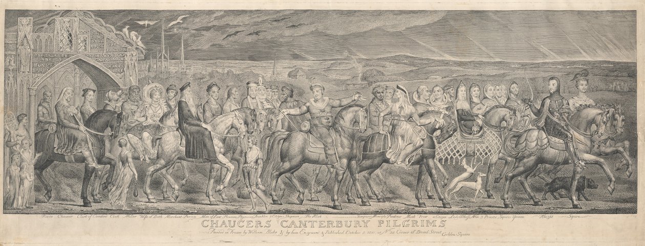 Canterbury-pilgrimerna av William Blake
