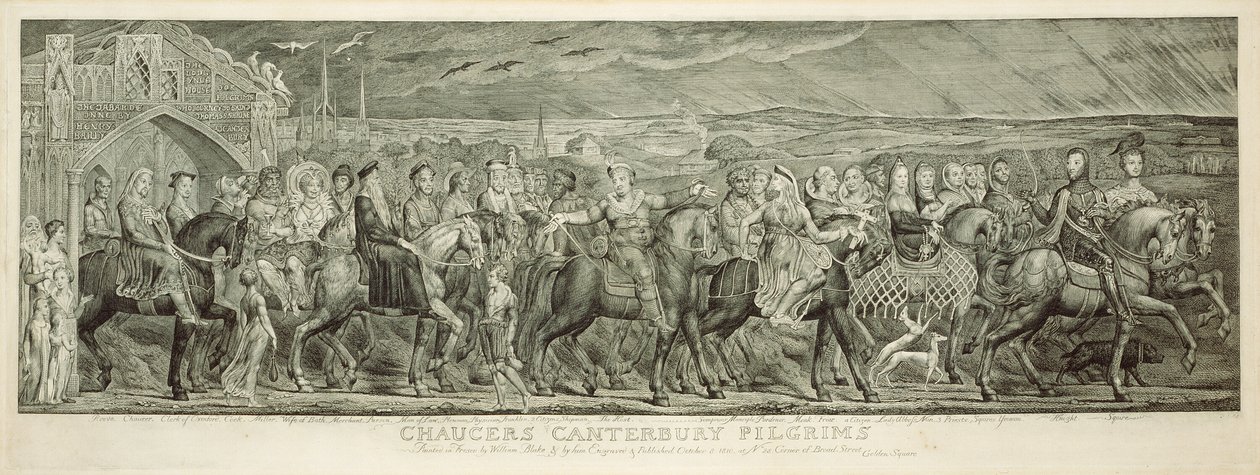 Canterbury-pilgrimerna av William Blake