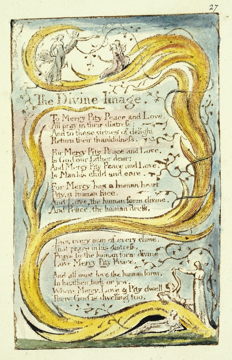 Den gudomliga bilden, 1789 av William Blake