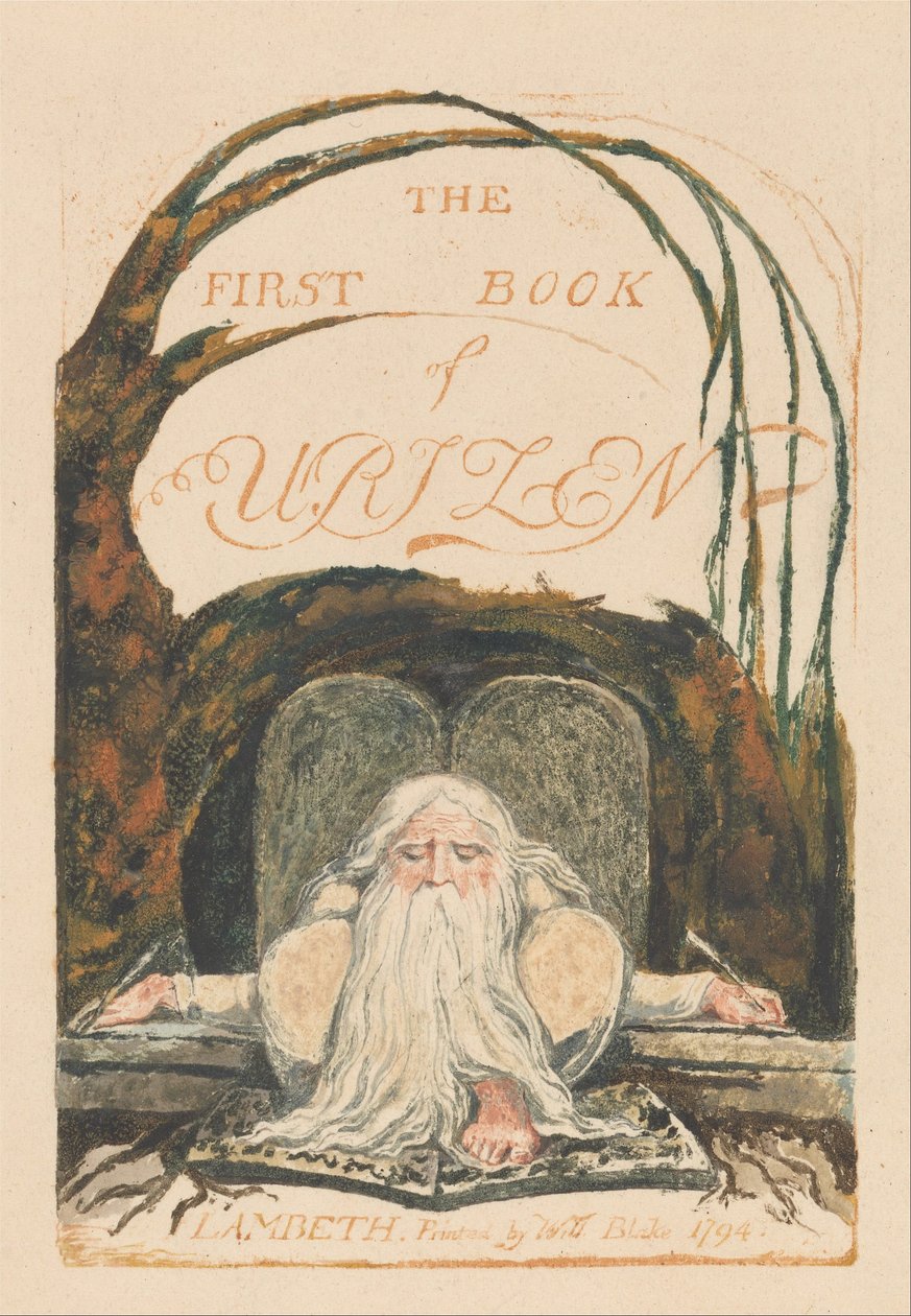 Urizens första bok, tavla 1, Urizens första bok. (Bentley 1) av William Blake