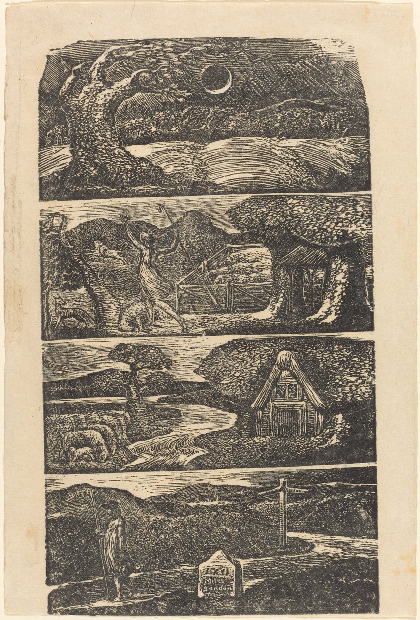 Vergilius pastoral av William Blake