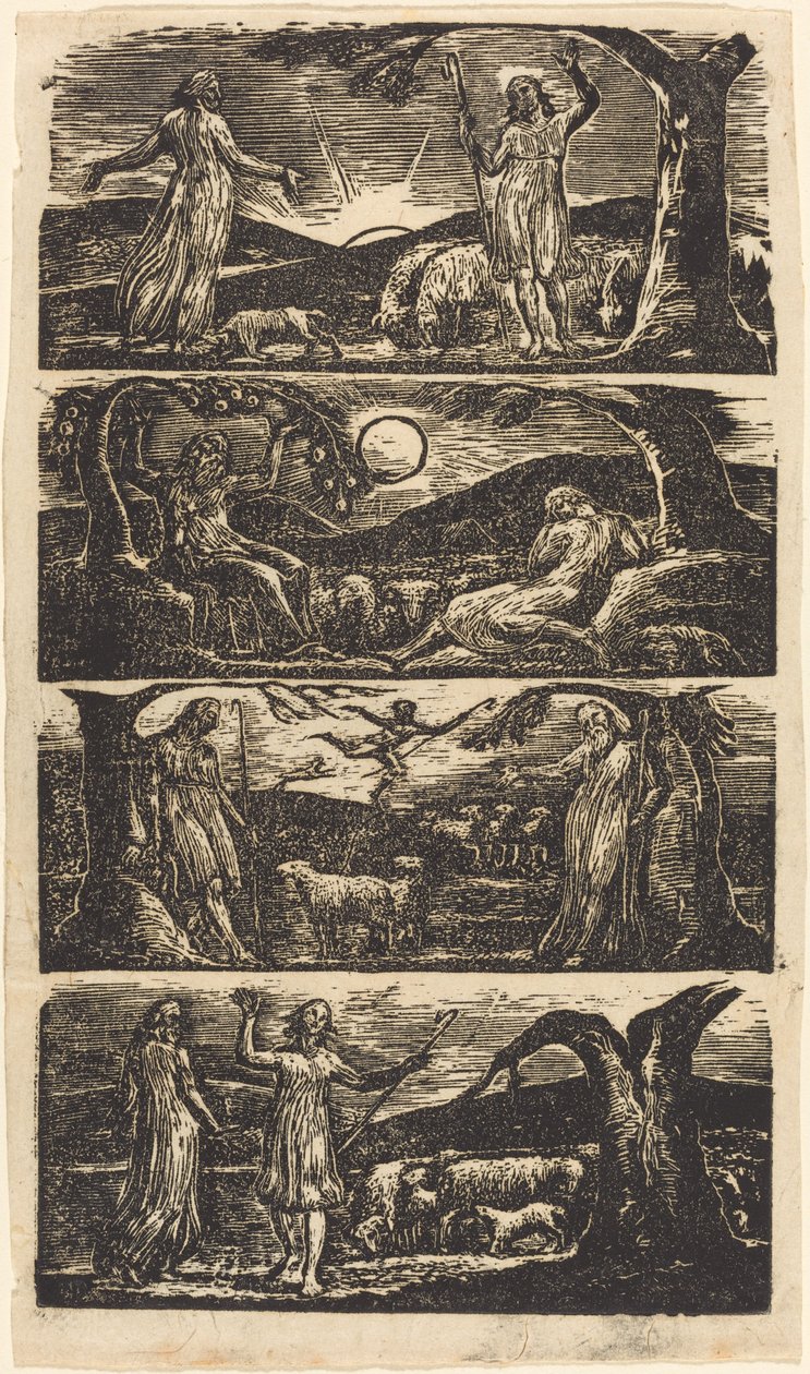 Vergilius pastoral av William Blake