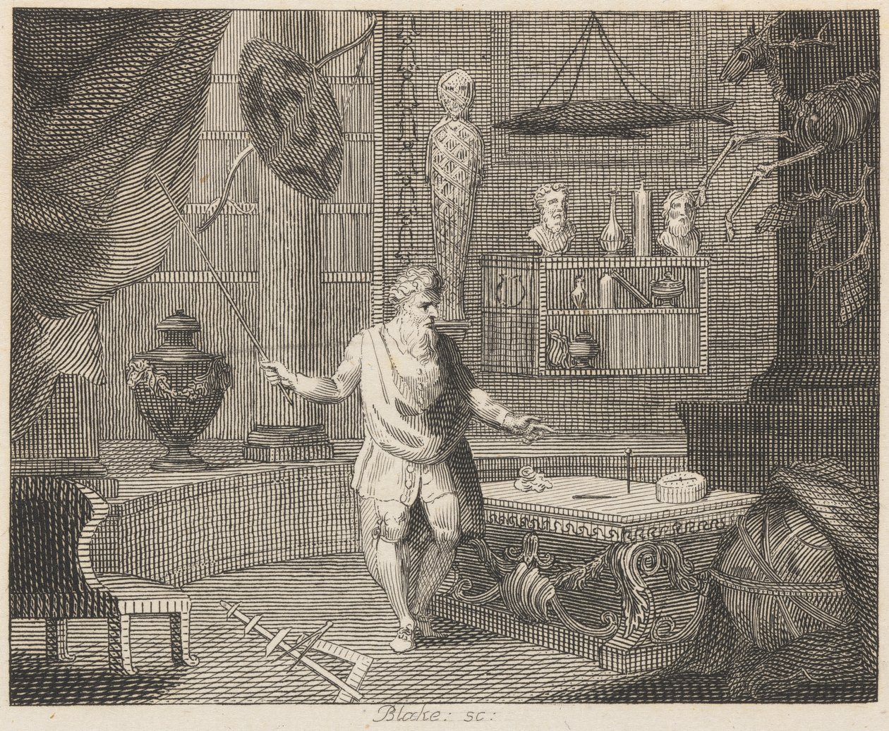 Nålen och nålen av William Blake
