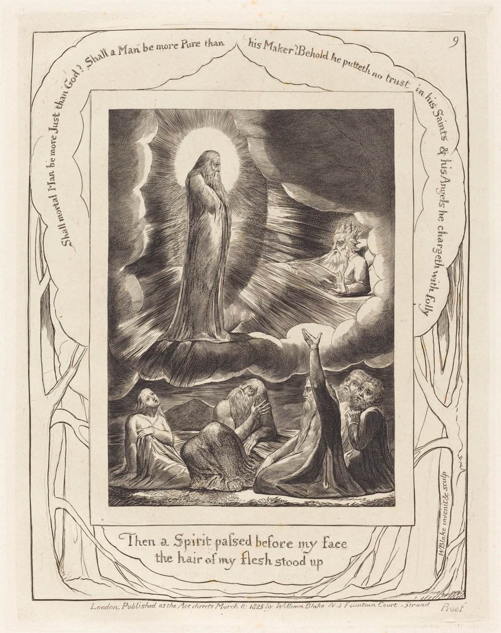 Synen av Elifas av William Blake