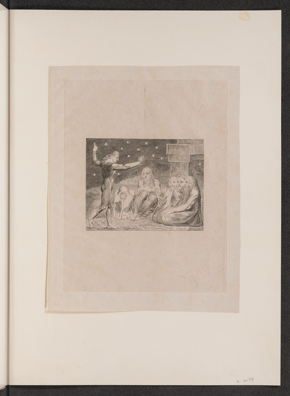 Elihus vrede av William Blake