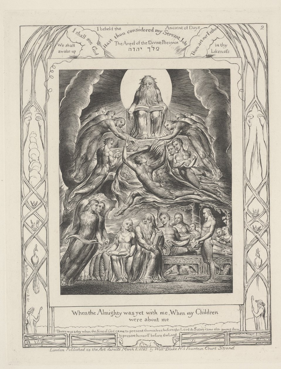 När den Allsmäktige ännu var med mig, När mina barn var omkring mig av William Blake