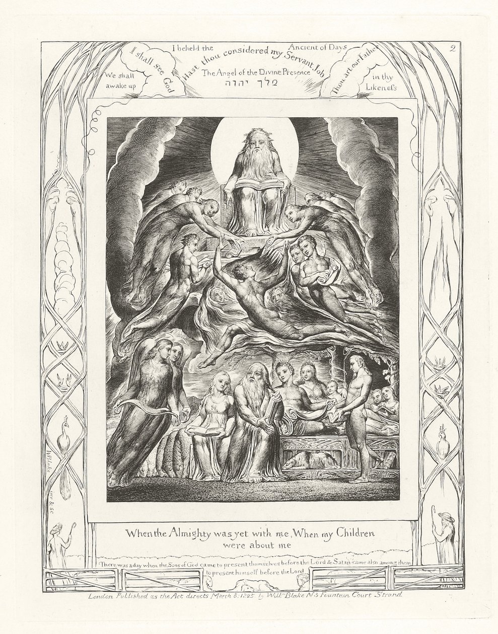 När den Allsmäktige ännu var med mig, När mina barn var omkring mig av William Blake