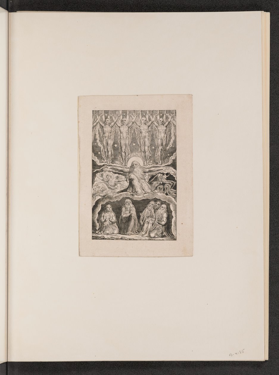 När morgonstjärnorna sjöng tillsammans, 1825. av William Blake