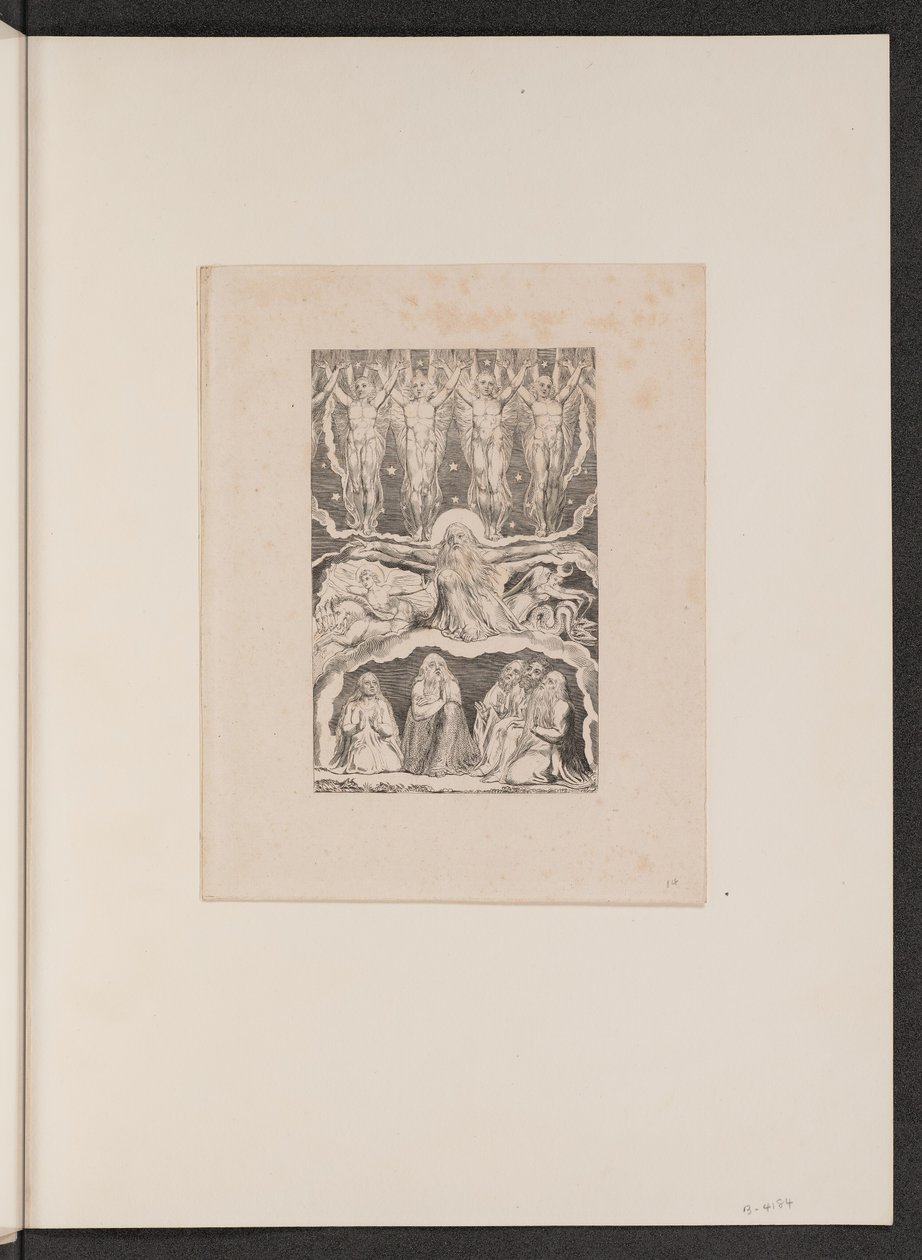 När morgonstjärnorna sjöng tillsammans, 1825. av William Blake