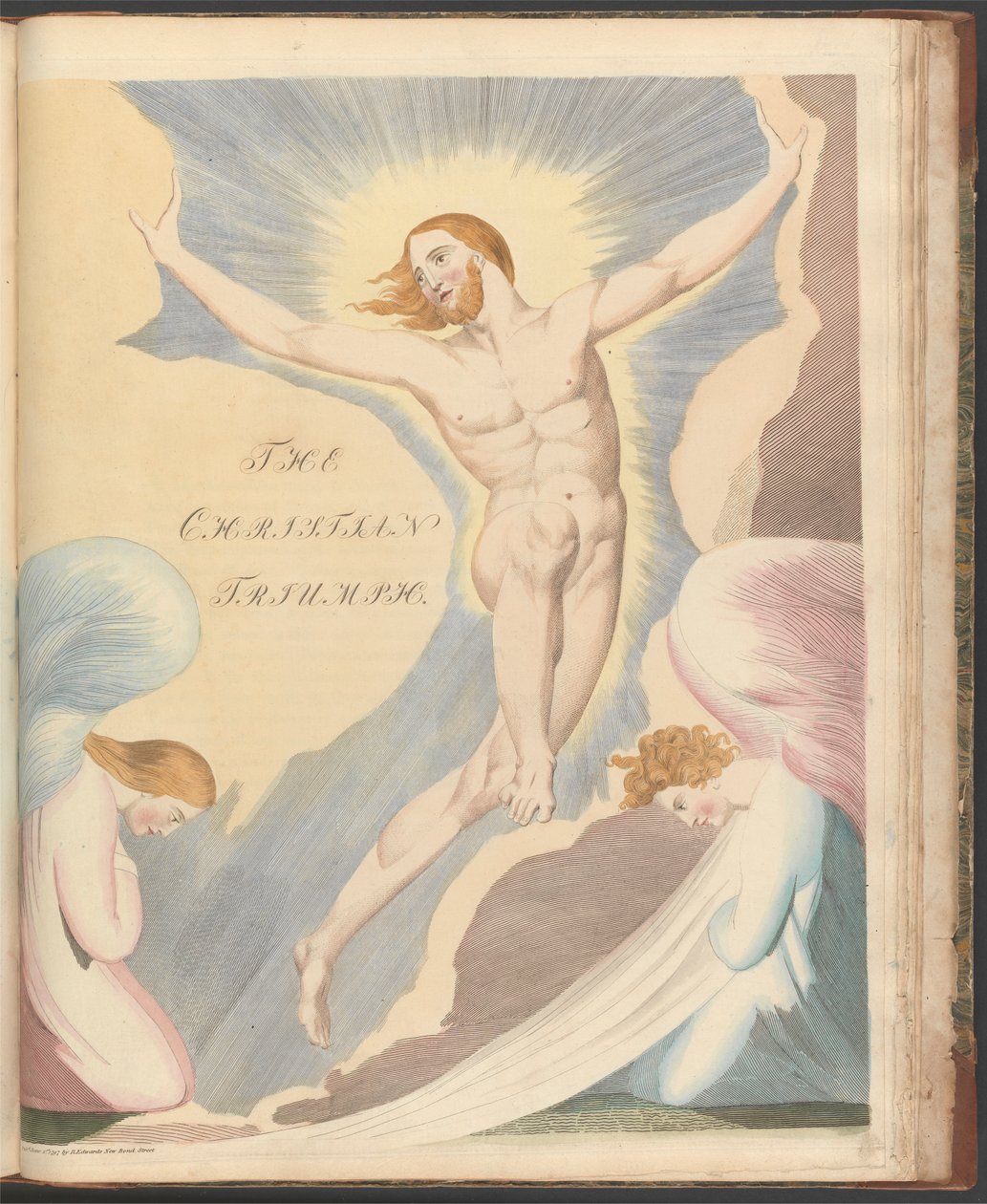 Youngs natttankar, sida 65, Natt den fjärde, "Den kristna triumfen". av William Blake