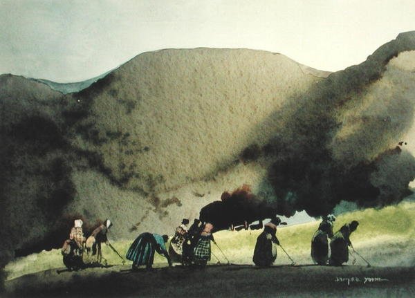 The Hoers (akvarell på papper) av William Blamire Young