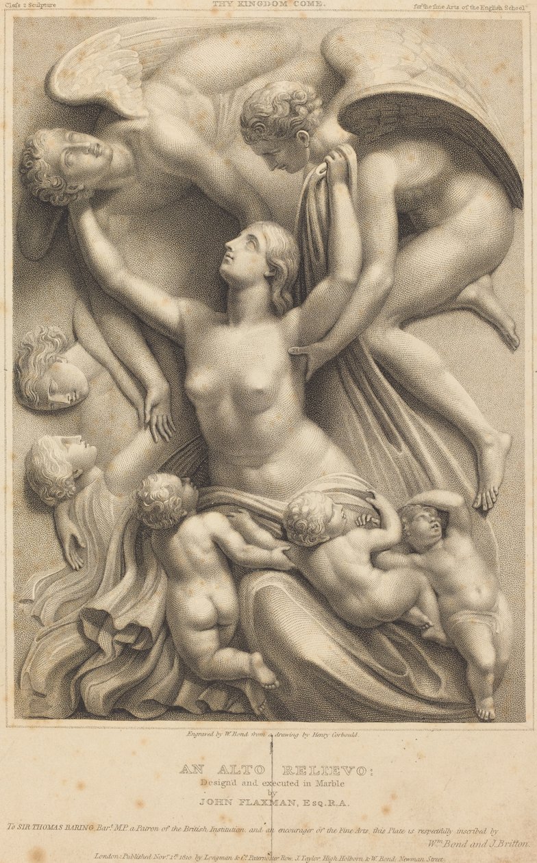 Thy Kingdom Come (monument till Sir Thomas Barting) av William Bond after Henry Corbould after John Flaxman