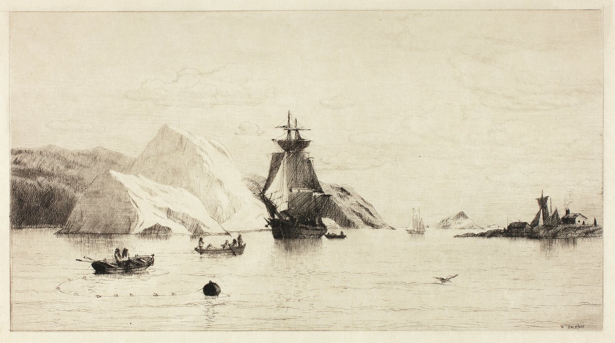 Arktiska havslandskap av William Bradford