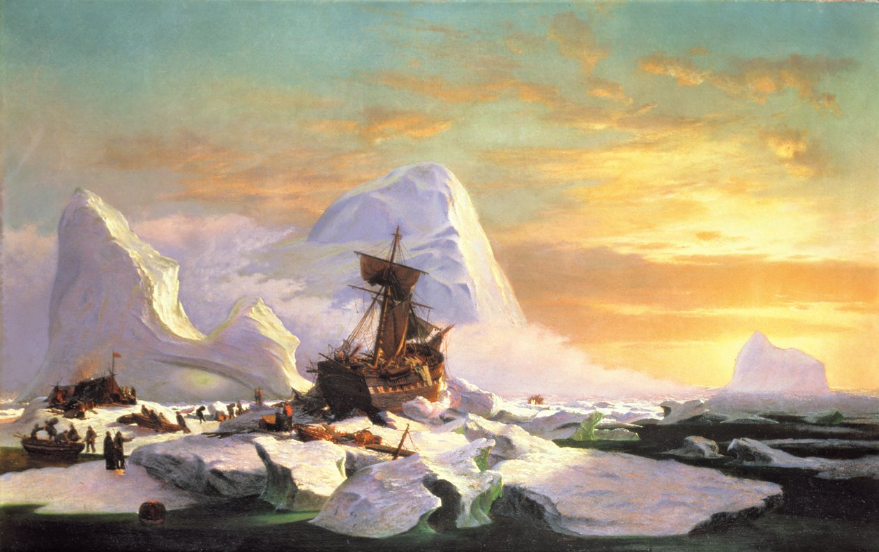 Krossad i isen av William Bradford