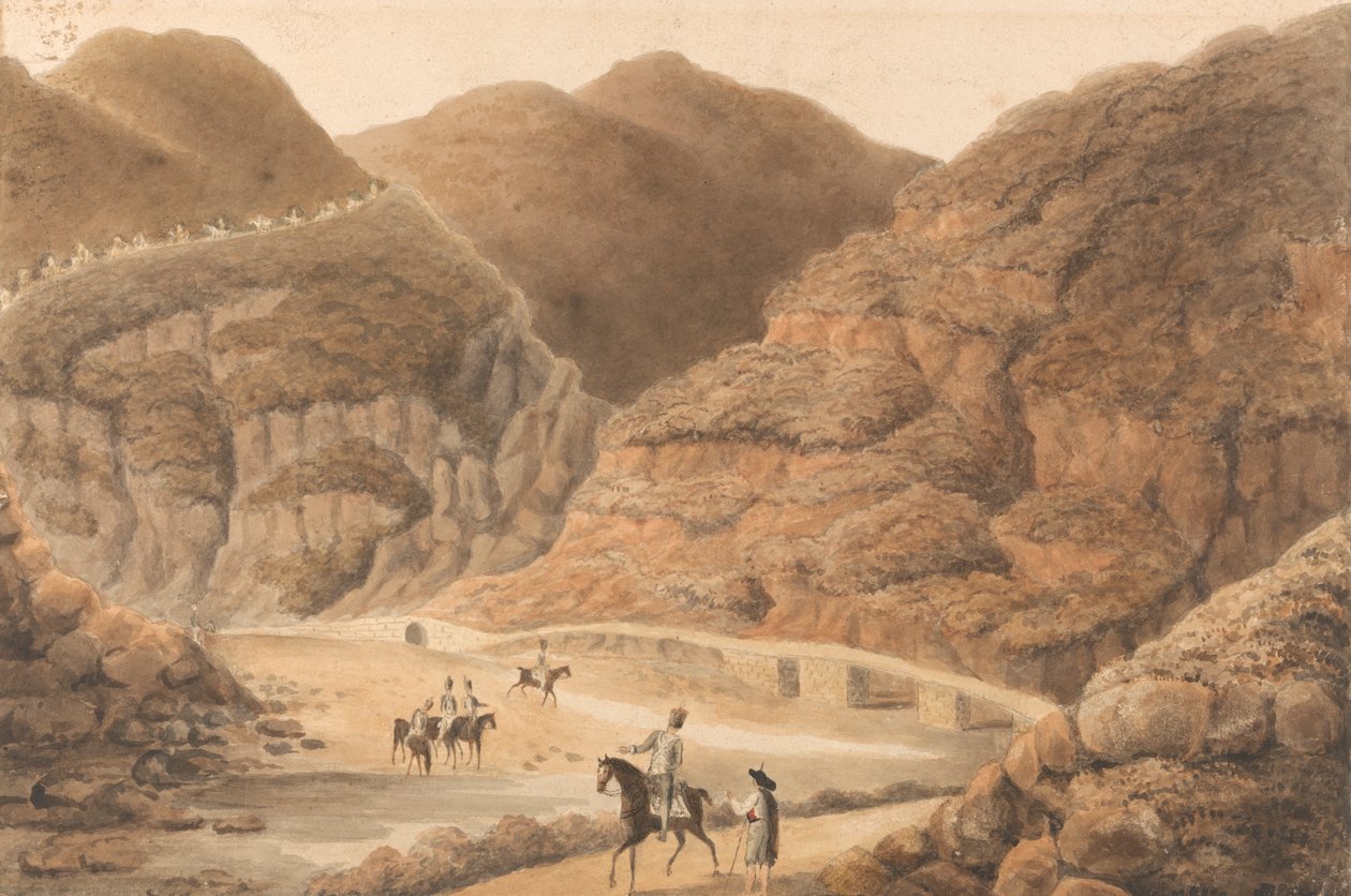 Passera i bergen mellan Nis och Vila Velha av William Bradford