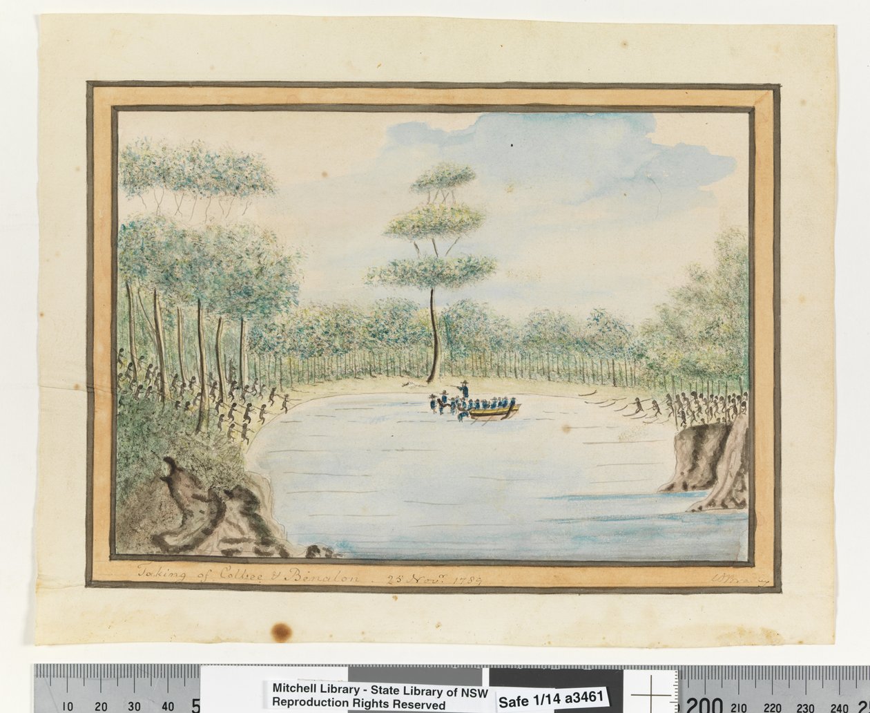 Opp. sid. 182. `Takning av Colbee & Benalon. 25 november 1789