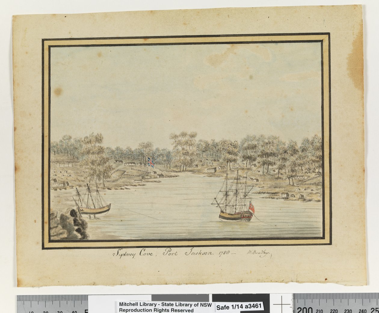 Opp. sid. 84. `Sydney Cove, Port Jackson. 1788