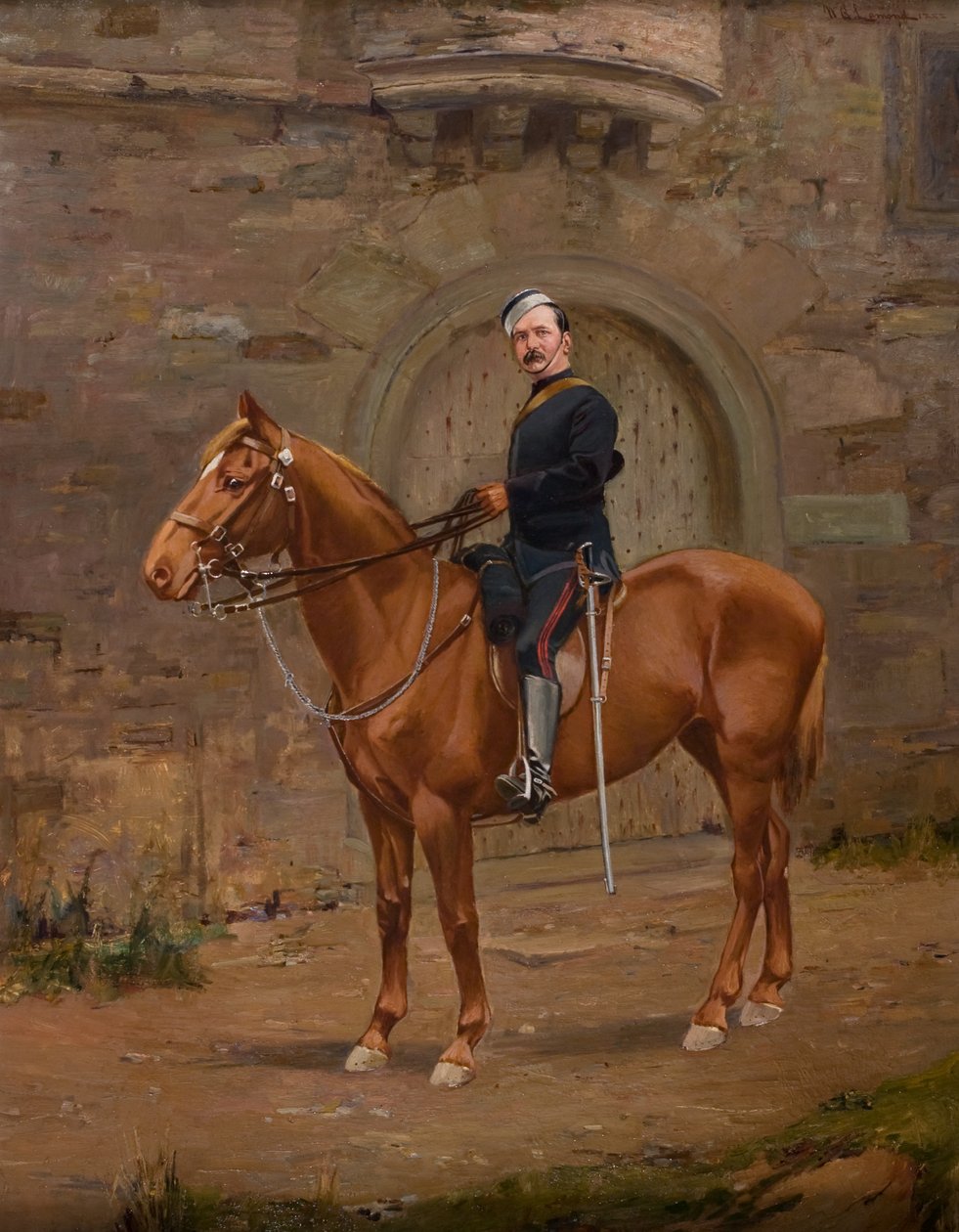 En frivillig officer till häst av William Bradley Lamond