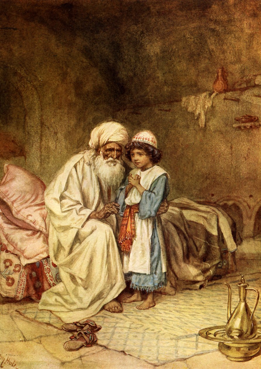Eli och Samuel. Och han sa Det är Herren: - Bibeln av William Brassey Hole