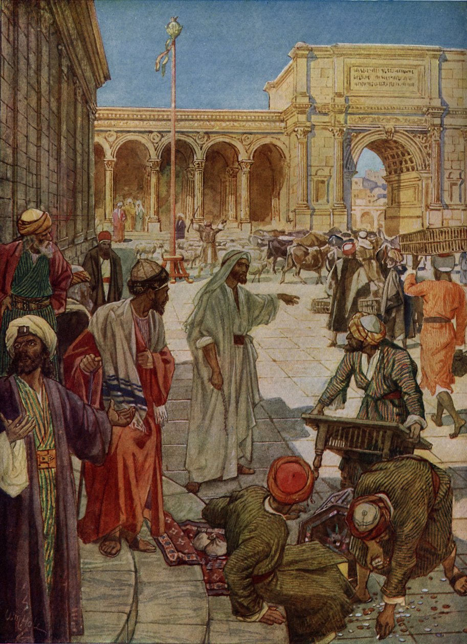Jesus renar templet - Bibeln av William Brassey Hole