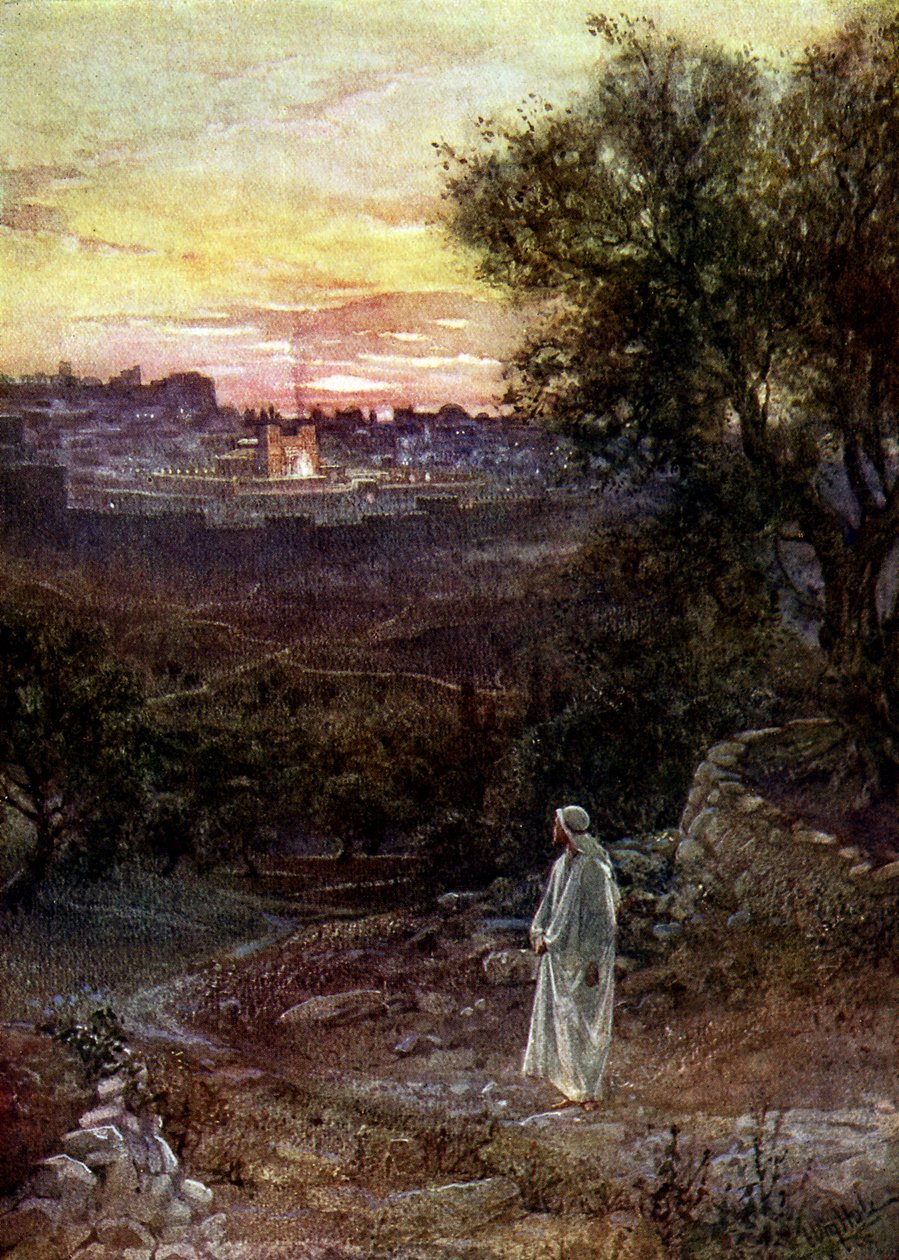 Jesus på Oljeberget - Bibeln av William Brassey Hole