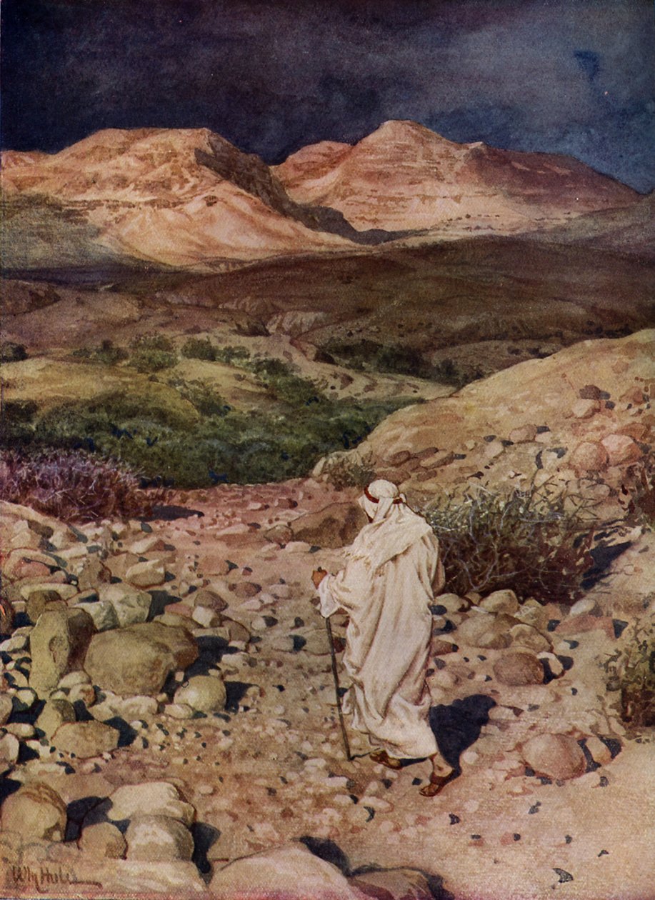 Jesu frestelse - Bibeln av William Brassey Hole