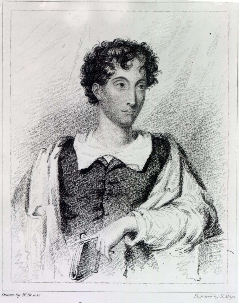 Pastor Charles Robert Maturin, graverad av Henry Meyer, 1819 av William Brocas