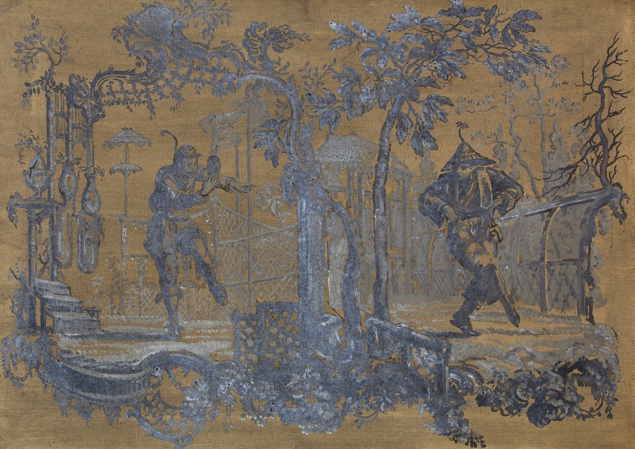 Chinoiserie (olja på duk) av William Bruce Ellis Ranken